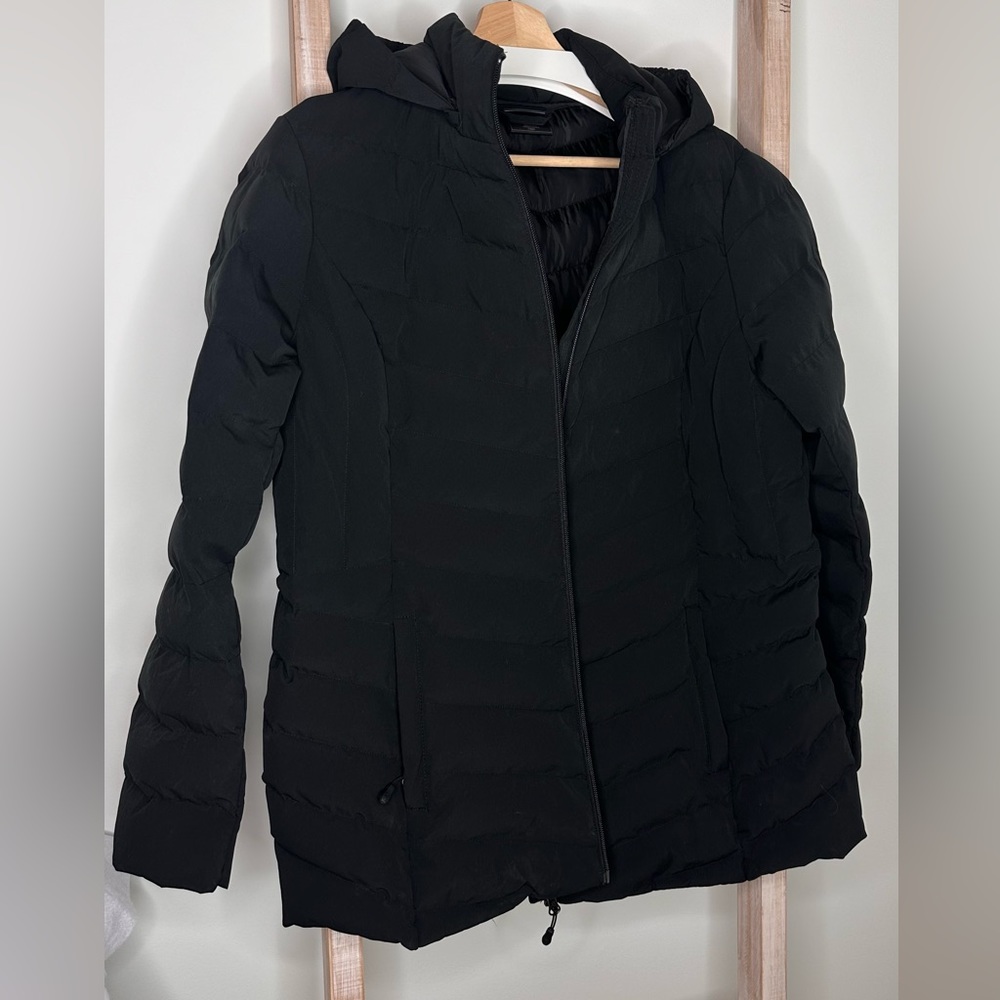 Black winter jacket